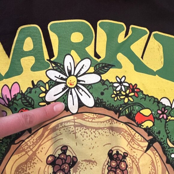 MARKET Smiley Decomposition T-Shirt in Vintage Black - Size S - Picture 7 of 7
